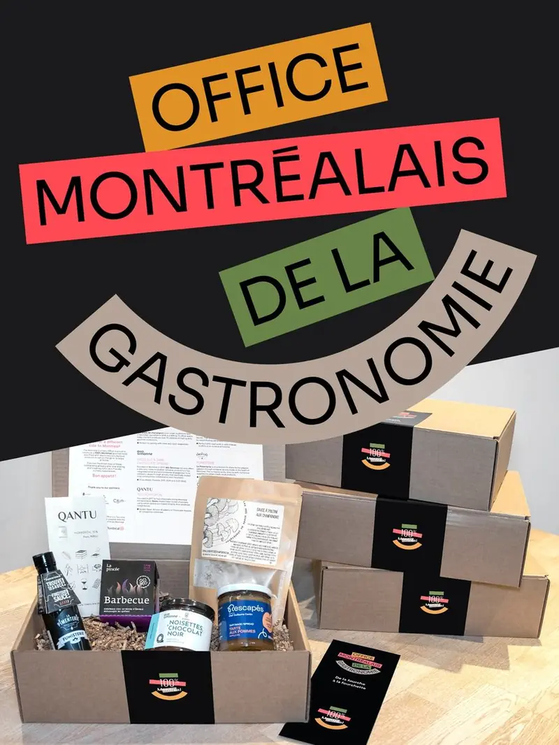 Coffrets réalisés pour l’Office montréalais de la gastronomie